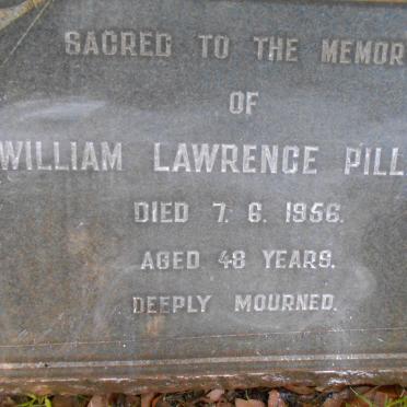 PILLANS William Lawrence -1956