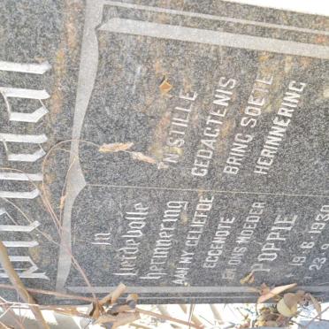 PIENAAR Poppie 1930-1976