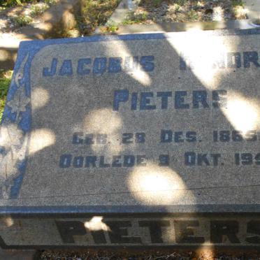 PIETERS Jacobus Hendrik 1865-1957