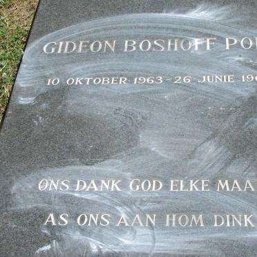PONT Gideon Boshoff 1963-1968