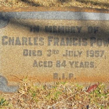 POWELL Charles Francis -1957