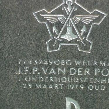 POEL J.F.P., van der -1979