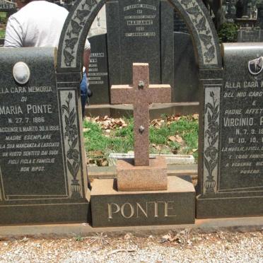 PONTE Virginio 1881-1953 &amp; Maria 1886-1956