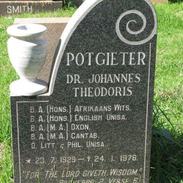 POTGIETER Johannes Theodoris 1929-1976