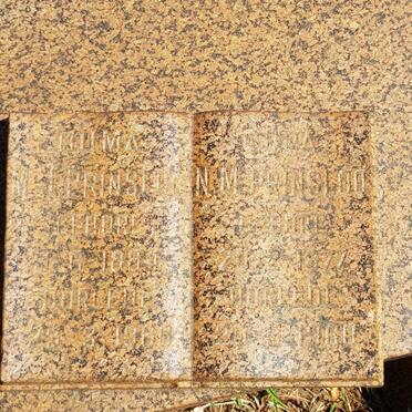 PRINSLOO N.M. 1877-1960 &amp; M.J. 1884-1960