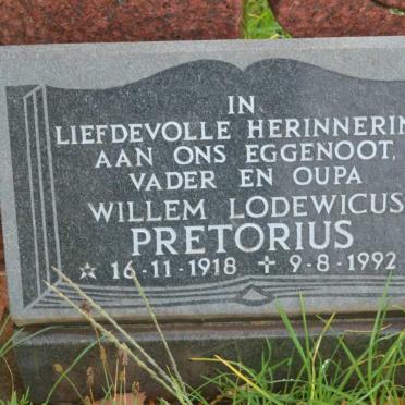 PRETORIUS Willem Lodewicus 1918-1992