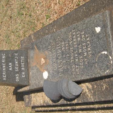 PRETORIUS Rudolph Cornelius 1956-1957