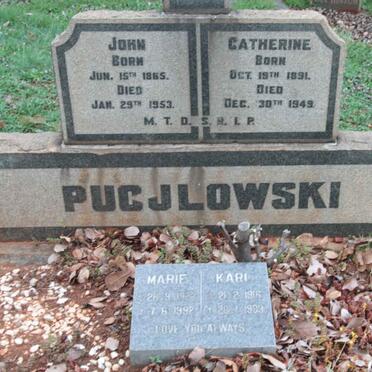 PUCJLOWSKI John 1865-1953 &amp; Catherine 1891-1949