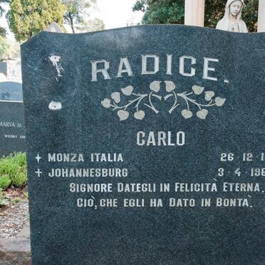 RADICE Carlo 1893-1965
