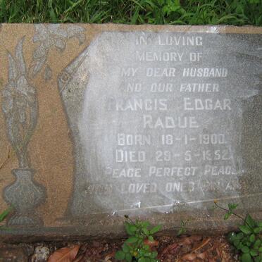 RADUE Francis Edgar 1900-1952