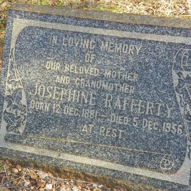 RAFFERTY Josephine 1881-1956