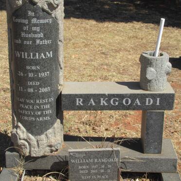 RAKGOADI William 1937-2003