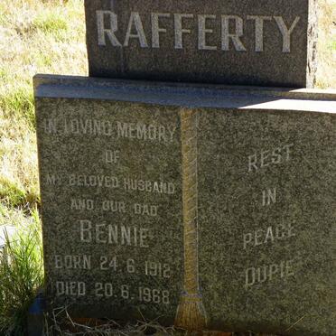 RAFFERTY Bennie 1912-1968
