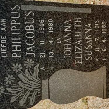 REINECKE Philippus Jacobus 1906-1980 &amp; Johanna Elizabeth Susanna 1912-1989