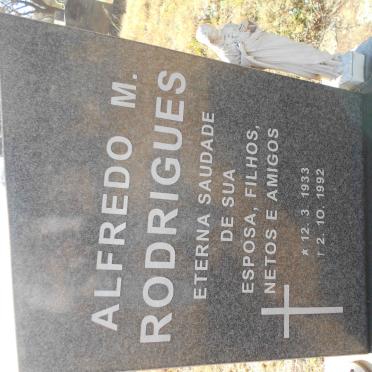 RODRIGUES Alfredo M. 1933-1992
