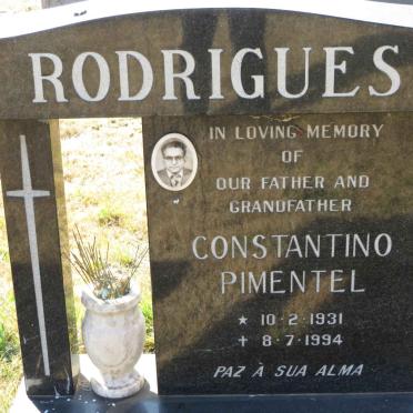 RODRIGUES Constantino Pimentel 1931-1994