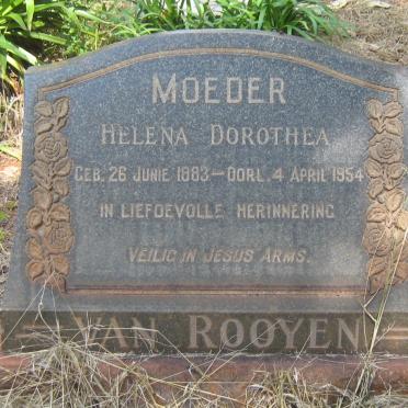 ROOYEN Helena Dorothea, van 1883-1954