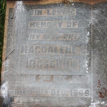 ROSSOUW Magdalene 1921-1949