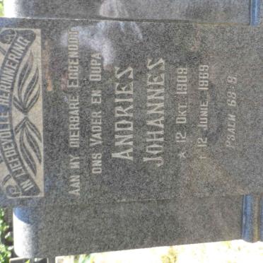 ROUX Andries Johannes, le 1909-1969