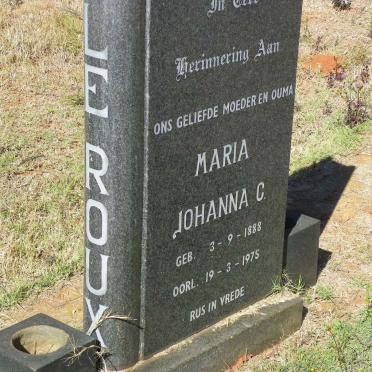 ROUX Maria Johanna C., le 1888-1975