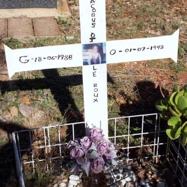 ROUX Jacobus, le 1988-1992