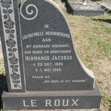 ROUX Hermanus Jacobus, le 1885-1965