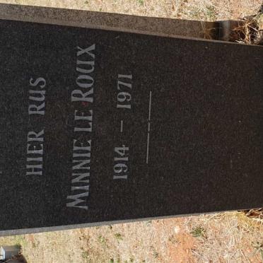 ROUX Minnie, le 1914-1971