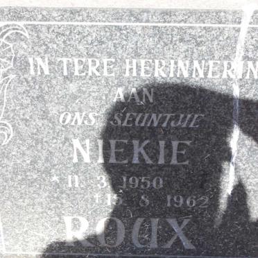 ROUX Niekie 1950-1962