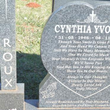 ROUX Cynthia Yvonne 1946-2016 :: ROUX Adrian Domenic 1968-2011