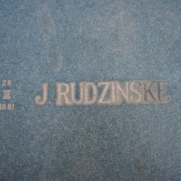 RUDZINSKE J. 1881-1961