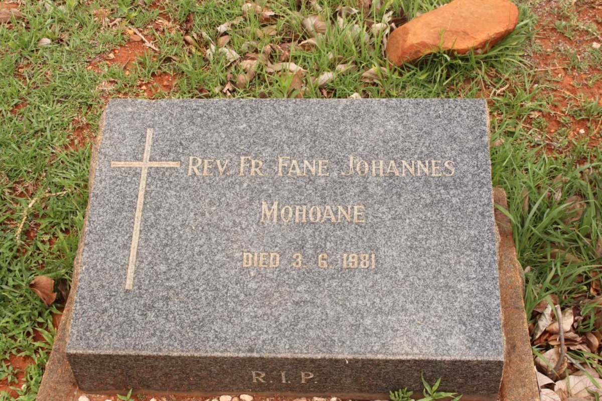 MOHOANE Fane Johannes -1981