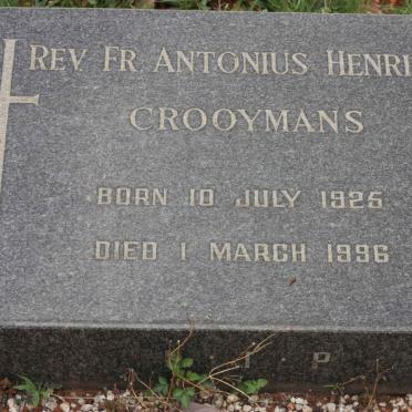 CROOYMANS Antonius Henricus 1925-1996