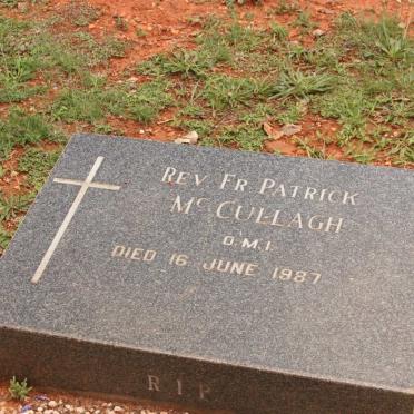 Mc CULLAGH Patrick -1987
