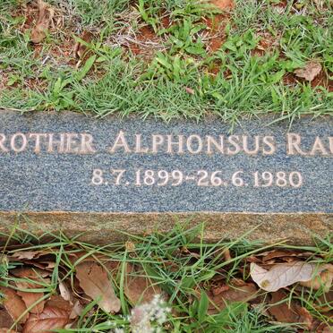 RAUPACH Alphonsus 1899-1980