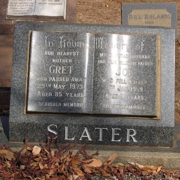 SLATER Joe -1959 &amp; Gret -1973