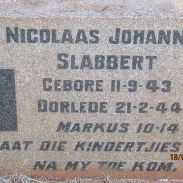 SLABBERT Nicolaas Johannes 1943-1944