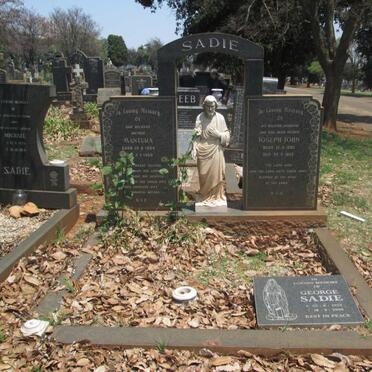 SADIE Joseph John 1889-1952 &amp; Mantura 1894-1969 :: SADIE George 1922-1999