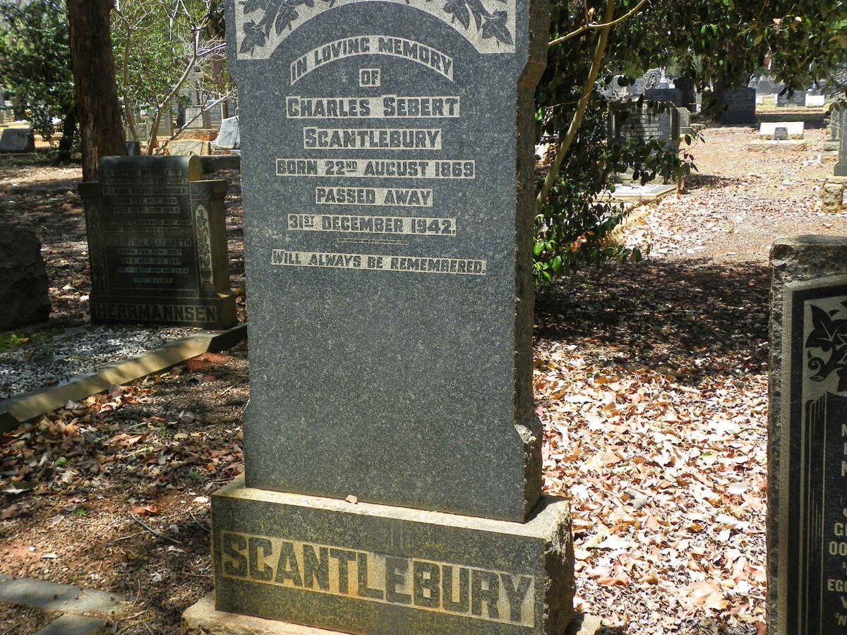 SCANTLEBURY Charles Sebert 1869-1942