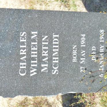 SCHMIDT Charles Wilhelm Martin 1904-1968