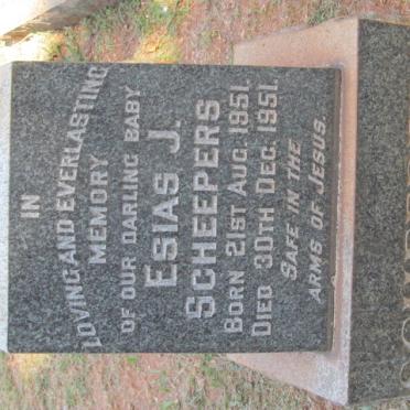 SCHEEPERS Esias J. 1951-1951