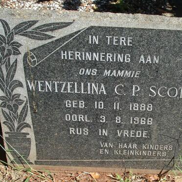 SCOTT Wentzellina C.P. 1888-1966 
