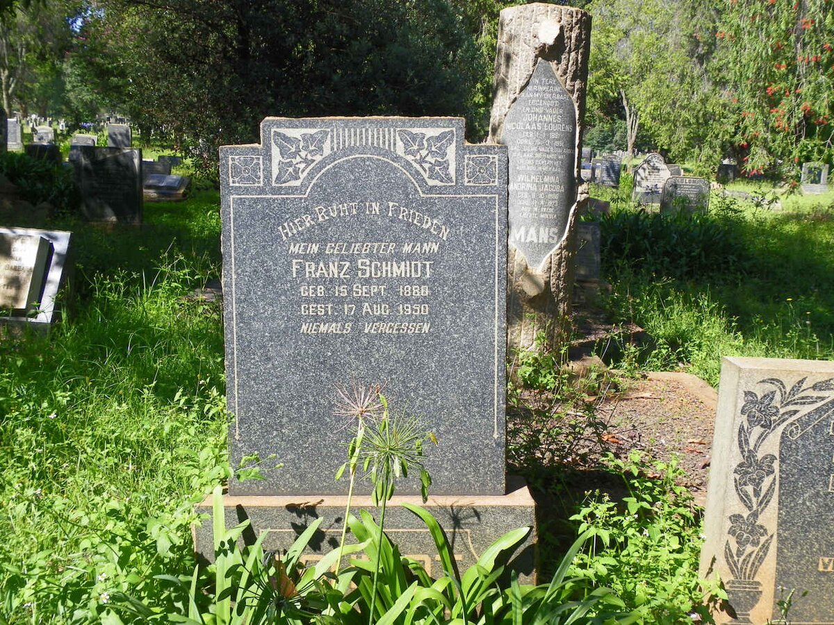 SCHMIDT Franz 1880-1950