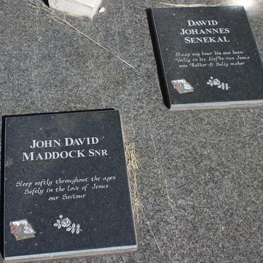 SENEKAL Dawid Johannes :: MADDOCK John David