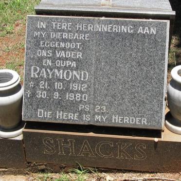 SHACKS Raymond 1912-1980