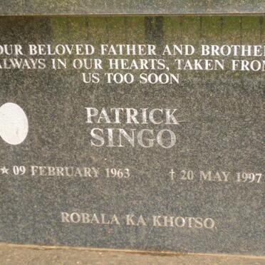 SINGO Patrick 1963-1997