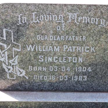 SINGLETON William Patrick 1904-1983