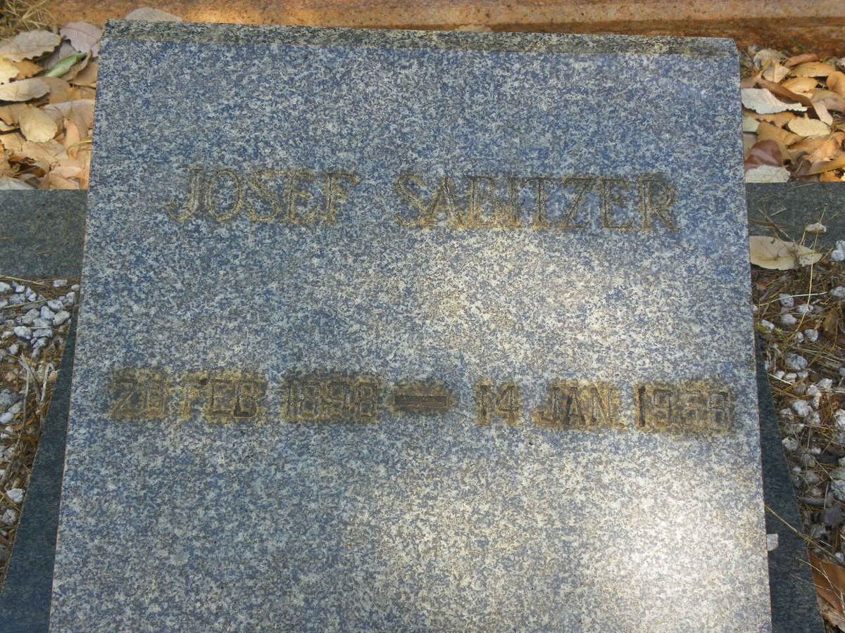 SABITZER Josef 1898-1959