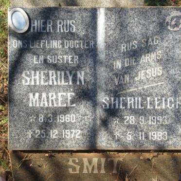 SMIT Sherilyn Maree 1960-1972 :: SMIT Sheril-Leigh 1993-1993