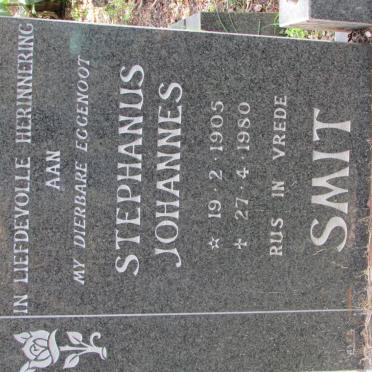 SMIT Stephanus Johannes 1905-1980