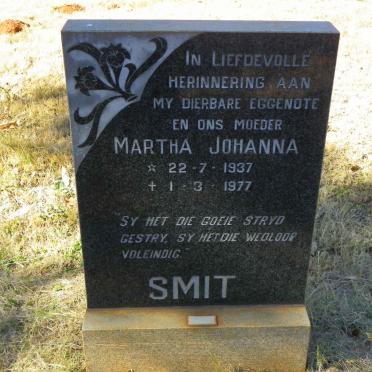SMIT Martha Johanna 1937-1977